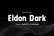 Eldon Dark Sans Serif, a Sans Serif Font by JNJ Studio (Thumbnail 1 of 9)