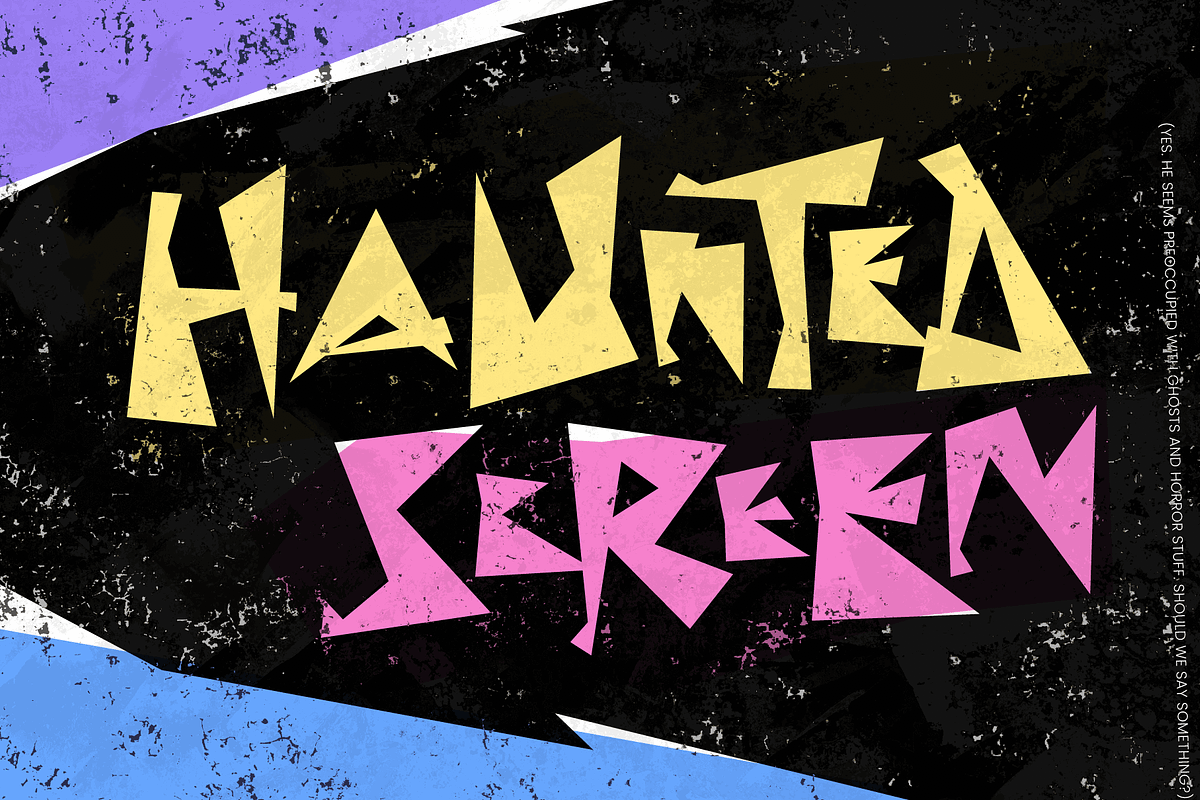 Shock Value - An Expressionist Font, a Font by Wingsart Studio (Photo 12 of 13)