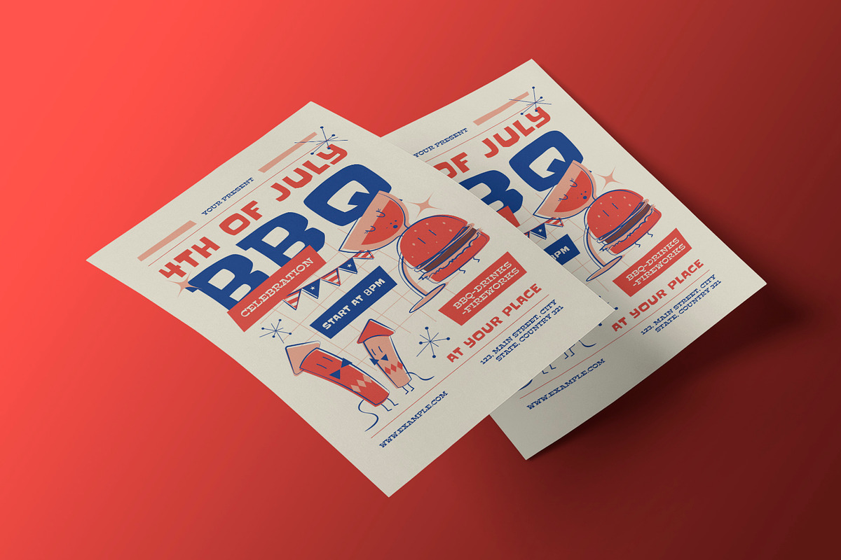 4th of July Celebration Flyer, a Flyer Template by Neermana (Photo 3 of 4)