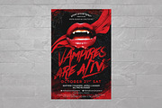 Halloween Vampire Flyer Template, a Flyer Template by BrandPacks (Thumbnail 3 of 4)