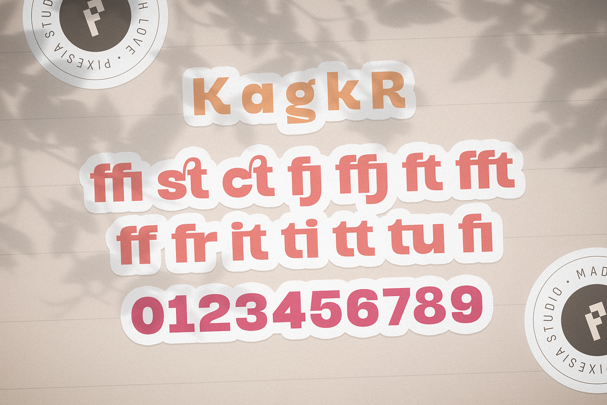Gattos Breu Modern Retro Sans Serif, a Sans Serif Font by Pixesia Studio (Photo 13 of 13)
