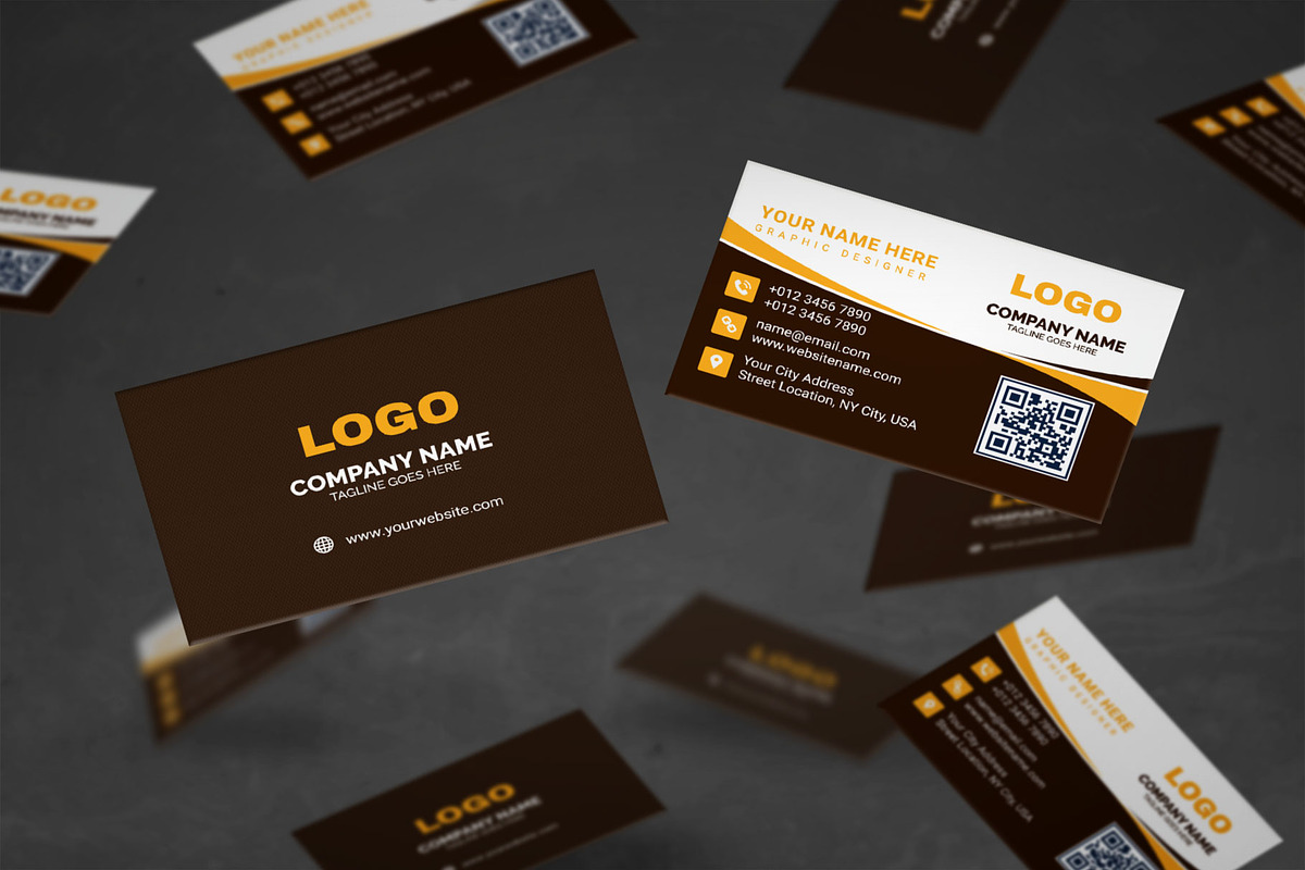 Simple Minimalist Black Business, a Business Card Template by Vitoria's Collection (Photo 1 of 4)