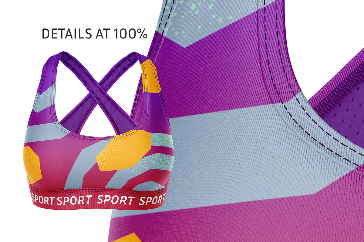 Women's Sport Tank Top mockup, a Shirt Mockup by ShooShooShop (Photo 4 of 4)