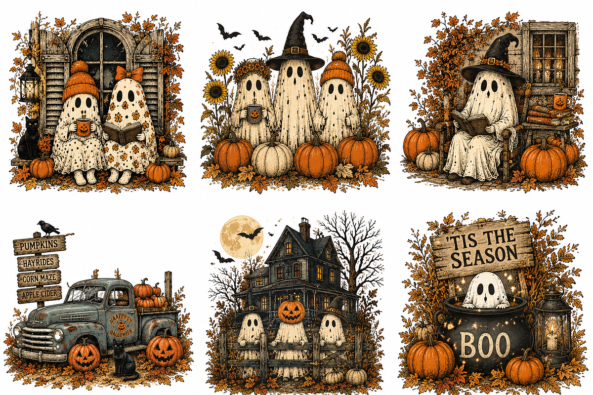 Halloween 36 Spooky PNG Designs, an Object Graphic by ElDesignState (Photo 7 of 12)