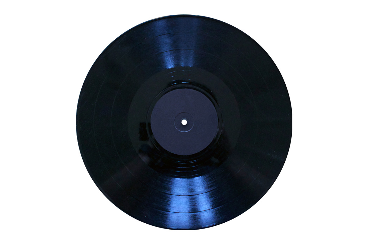 Blank 33-1/3 Vinyl Record, an Object Graphic by Theresa Barba