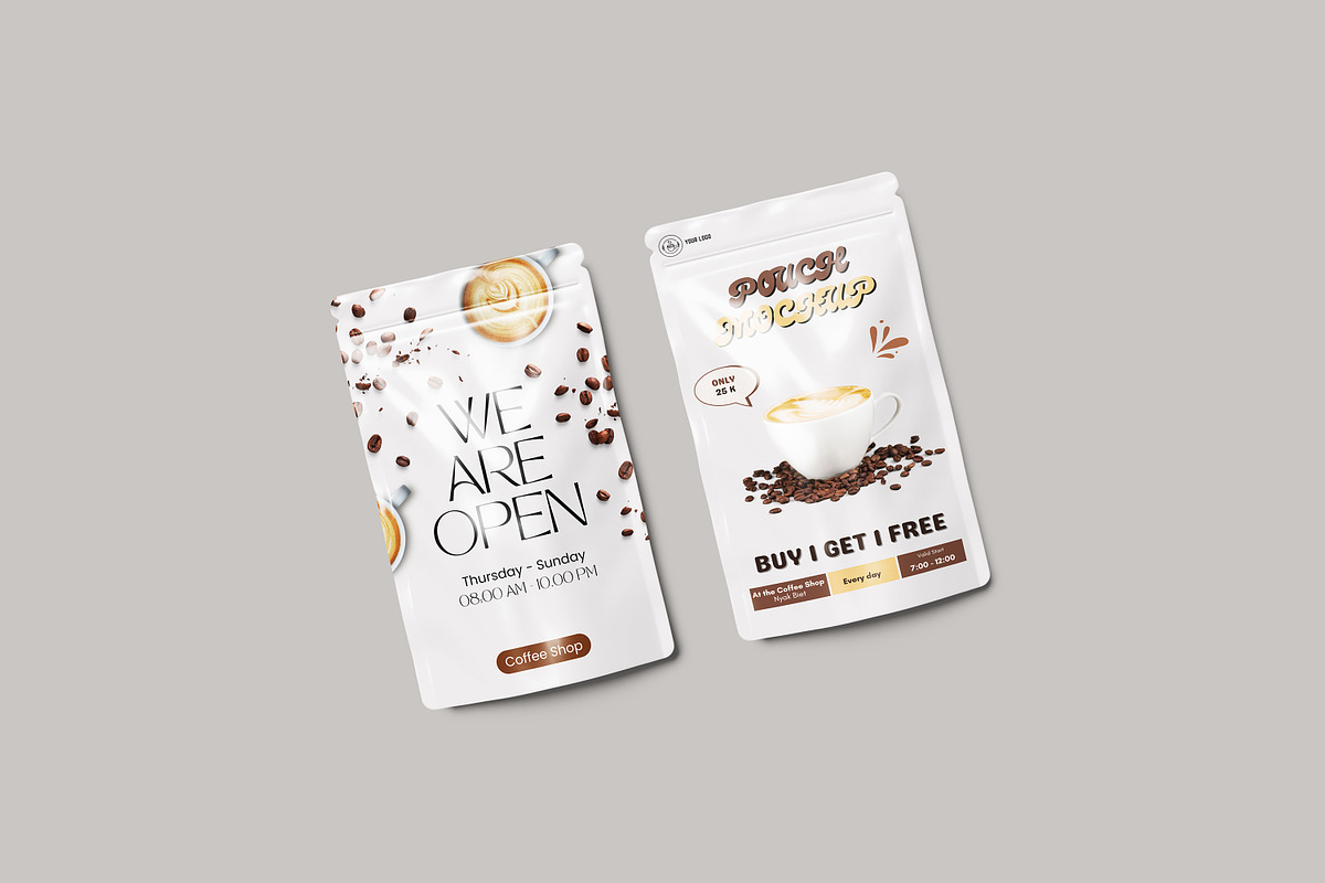 Pouch Mockup, a Packaging Mockup by NyakBiett (Photo 6 of 11)