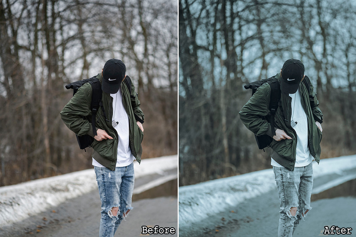 11 Cinematic Blues Lightroom presets, a Preset Add-On by Presets by Yevhen (Photo 10 of 10)