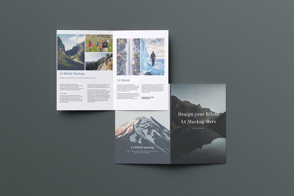 Dl Bifold Mockup, a Books & Magazine Mockup by Afif_studio (Photo 2 of 7)