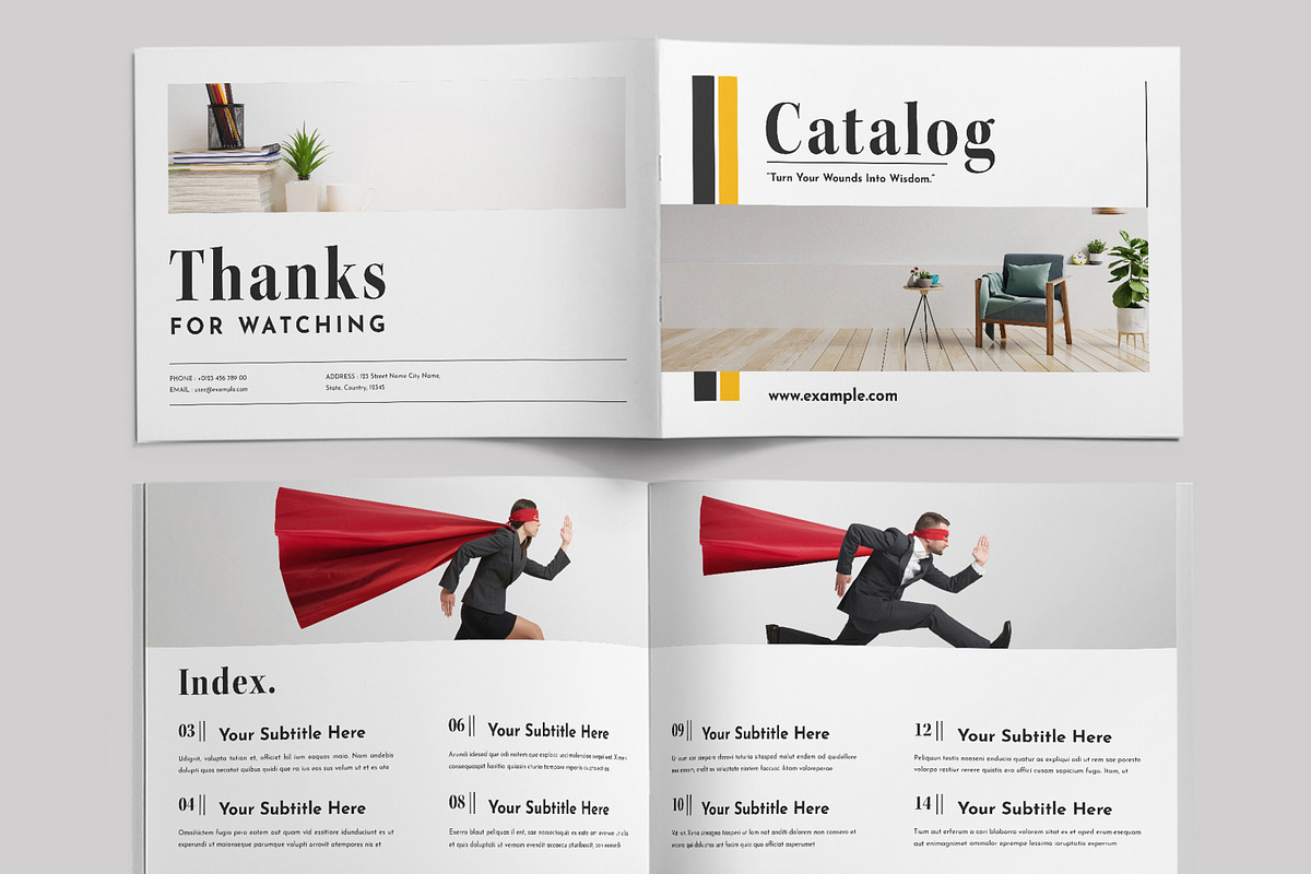 Product Catalogue Landscape, a Brochure Template by ContestDesign (Photo 2 of 5)
