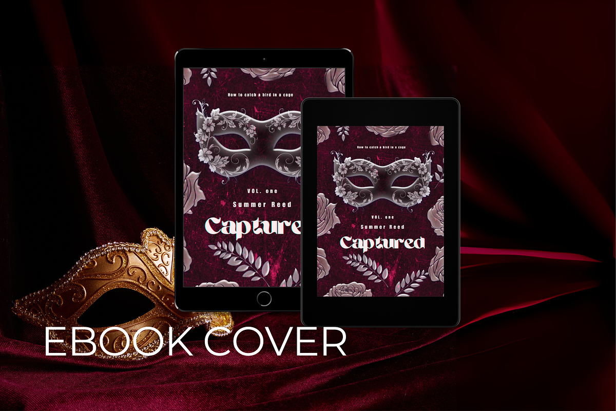 Dark Romance Book Cover Template preview 3