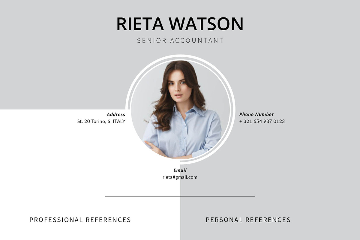 Resume Template, a Resume Template by Peunayah (Photo 7 of 7)