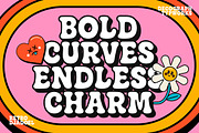 RETRO DJADOEL – Chunky Retro Display, a Serif Font by decographstud (Thumbnail 4 of 7)