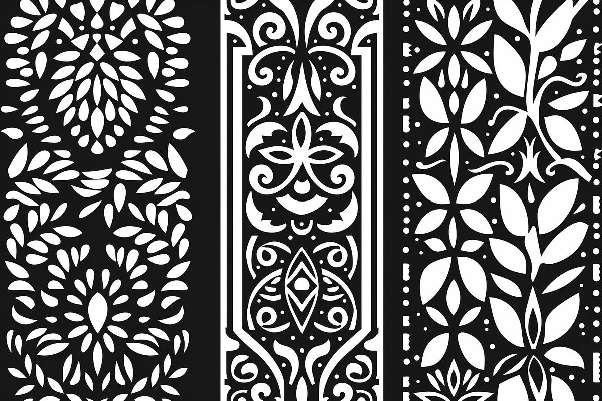 Elegant Geometric & Floral Laser Cut, an Object Illustration by jahid234 (Photo 4 of 11)