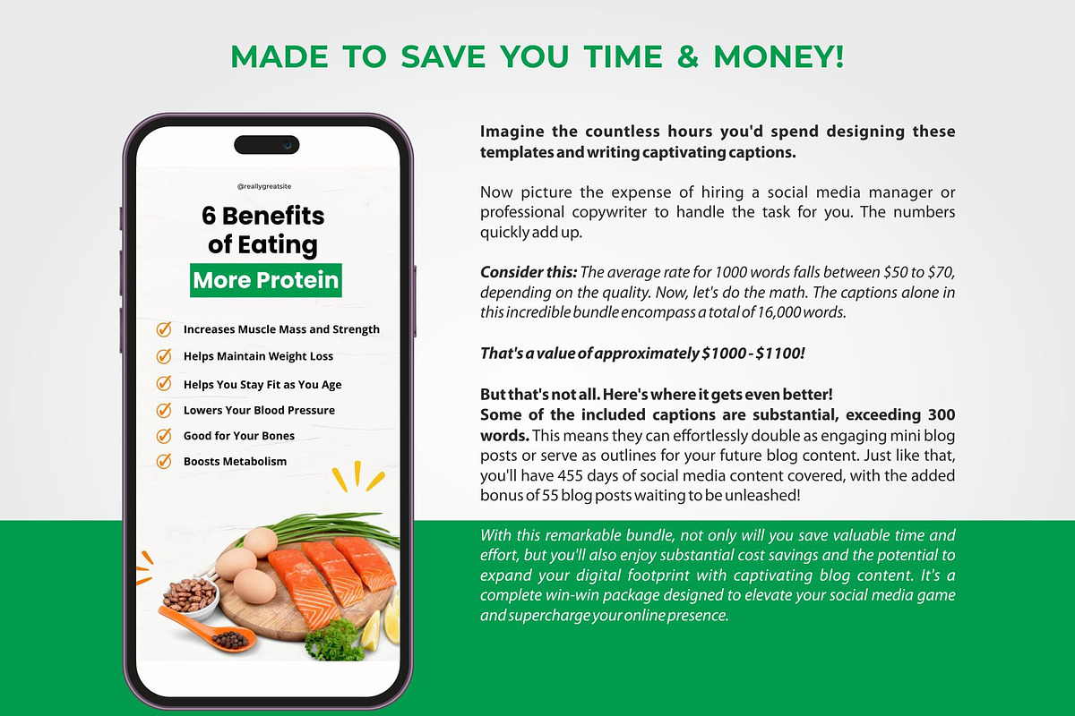 Health Coach Instagram Templates, a Marketing Template by Aks-Designs (Photo 3 of 9)