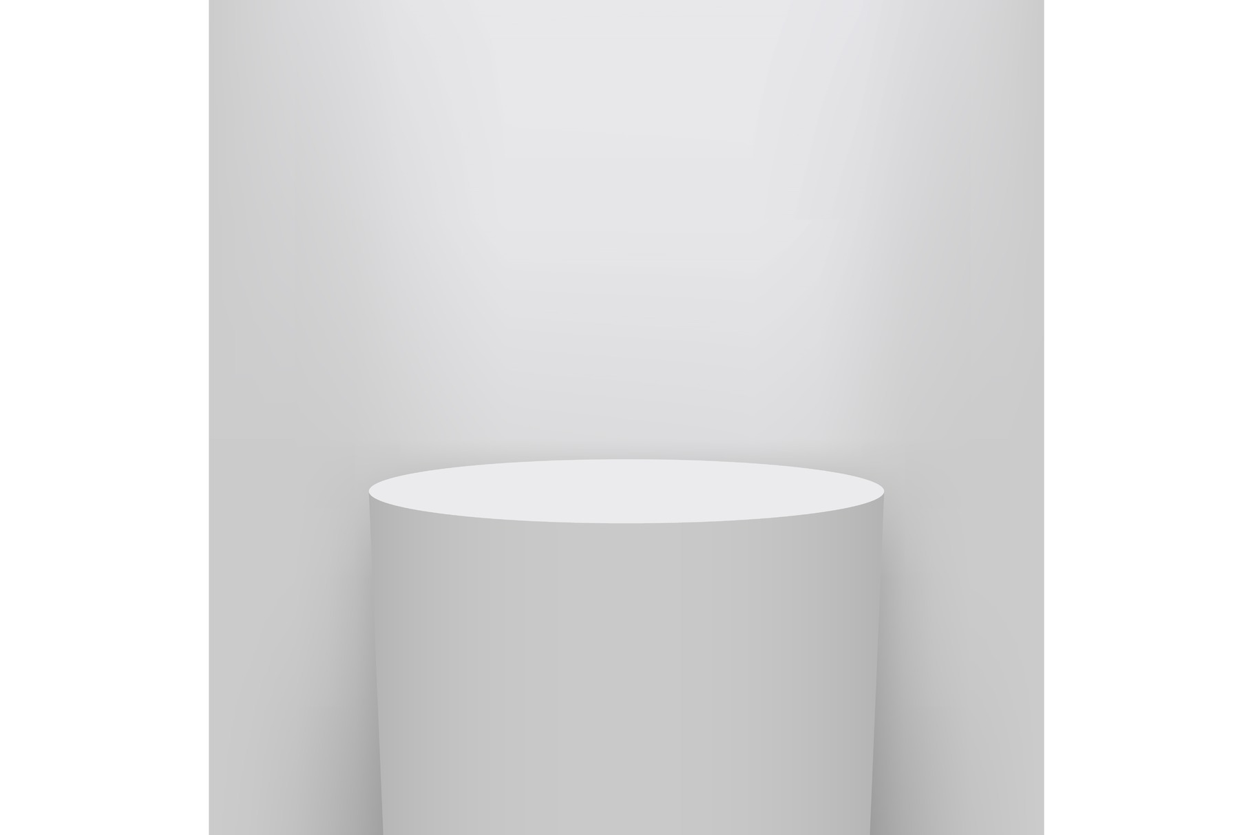 Museum Pedestal Stage 3D Podium by Happy Vector  Creative Market