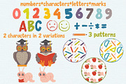 Back to school vector clipart, an Object Graphic by Trinibis (Thumbnail 5 of 7)
