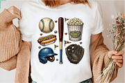 Baseball Game Day Sports Clipart, an Illustration by Designking (Thumbnail 6 of 6)