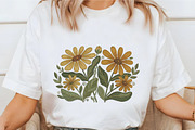 Sunflower Sublimation Design, an Illustration by designcity5 (Thumbnail 2 of 4)