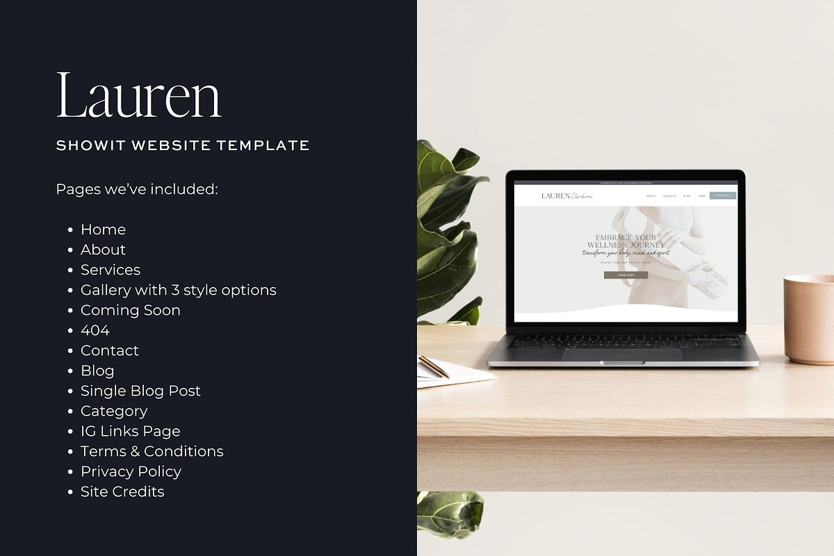 Neutral Showit Website Template, a Websites & App Template by Monarch Design Co. (Photo 4 of 9)