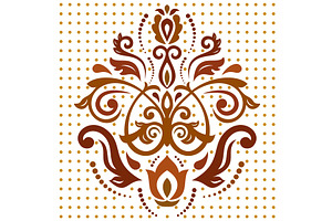 Classic Vector Fine Pattern With, an Illustration by FineArtStudio