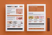 Product Sell Sheet Layout Template, a Flyer Template by MightyDesign (Thumbnail 1 of 8)