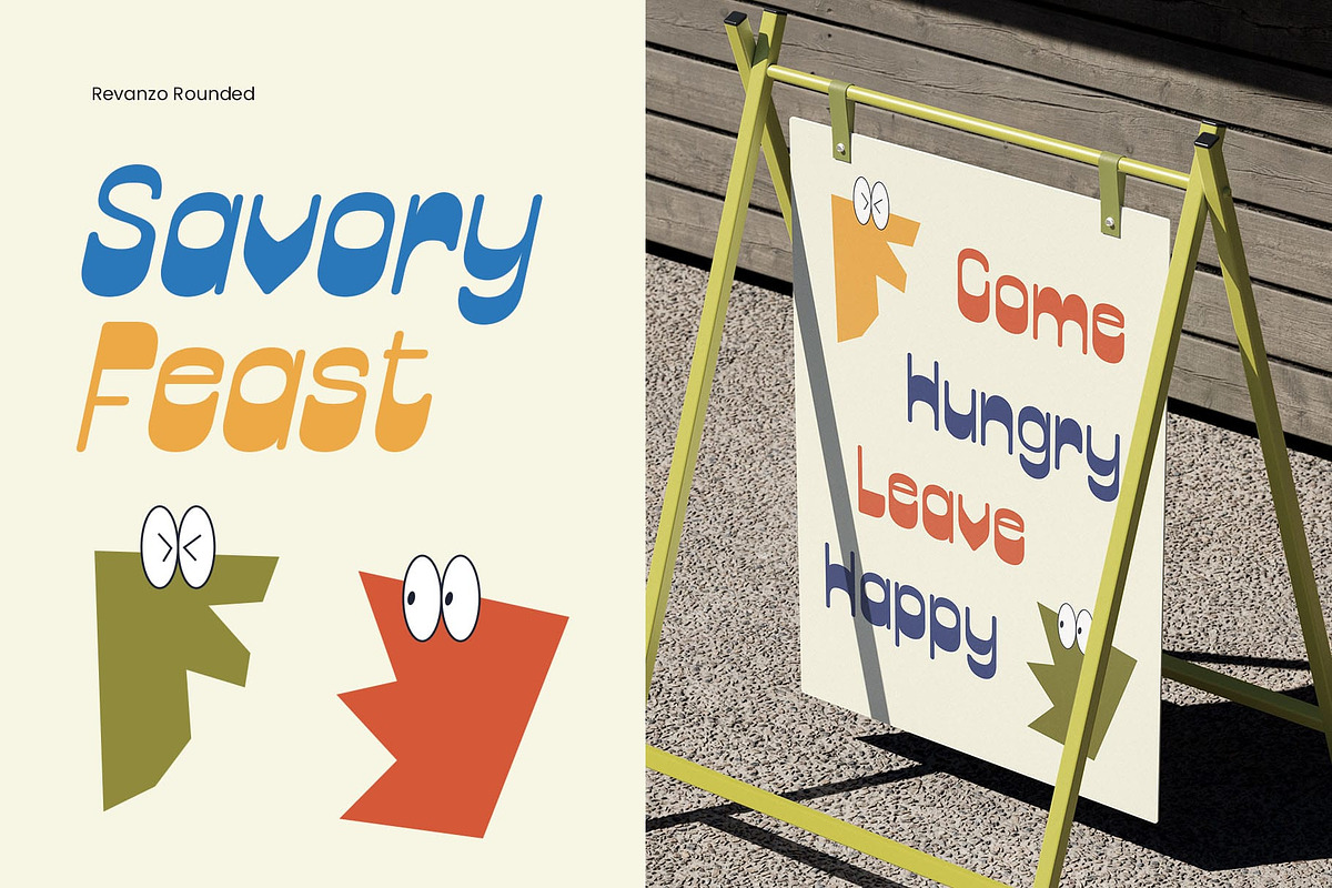 Revanzo Rounded, a Sans Serif Font by Craft Supply Co. (Photo 6 of 8)