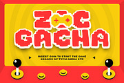 Orgapix - Organic Doodle Pixel Font, a Font by Typia Nesia (Thumbnail 10 of 11)