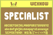 One Man Army font, a Sans Serif Font by weknow (Thumbnail 5 of 8)