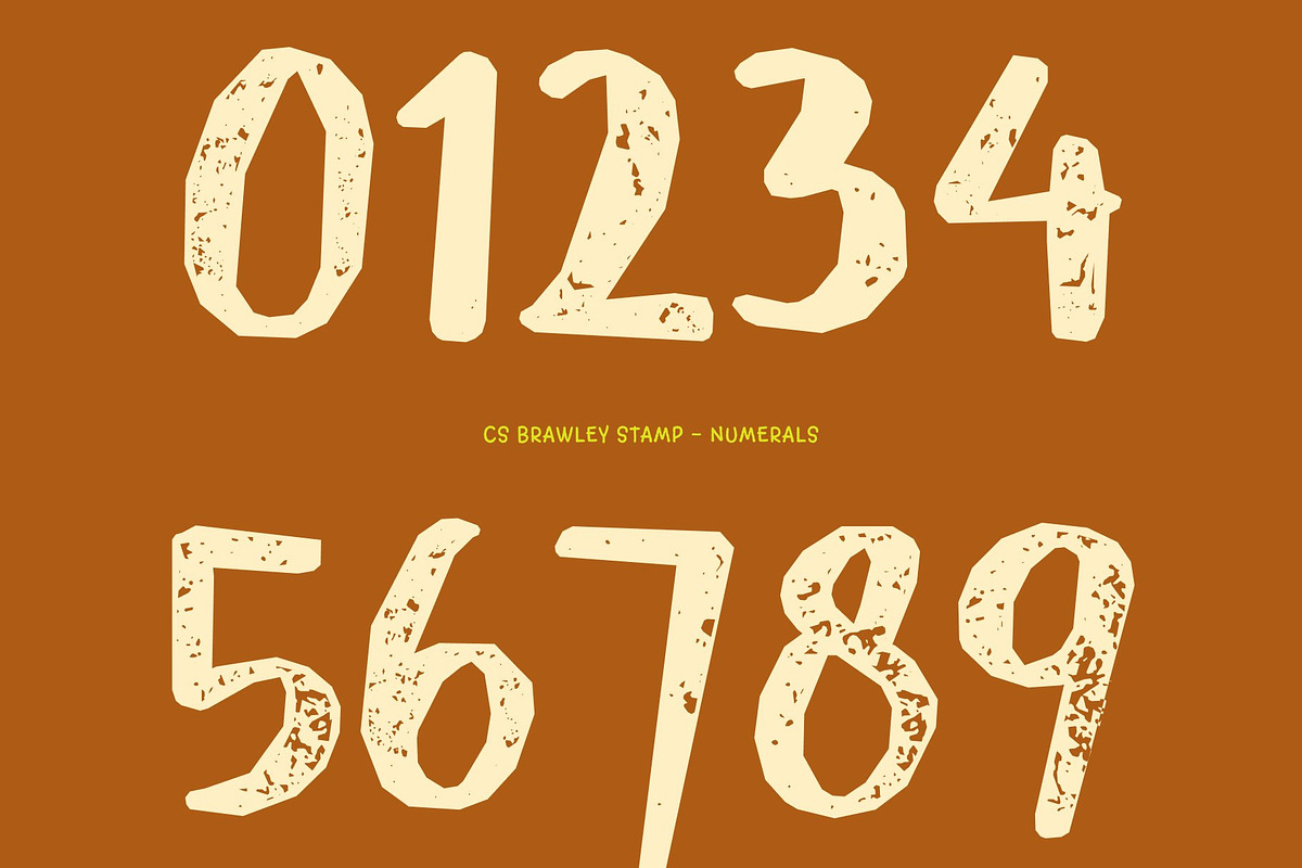 CS Brawley Stamp, a Sans Serif Font by Craft Supply Co. (Photo 6 of 8)