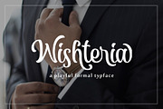 Wishteria, a Script Font by Arterfak Project (Thumbnail 1 of 9)