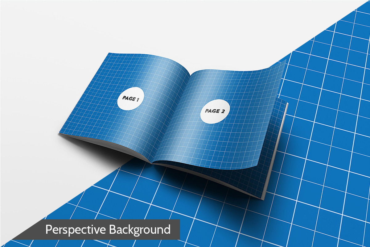 Square Brochure Mockups Pack Bundle, a Print Template by Kongkow (Photo 10 of 15)