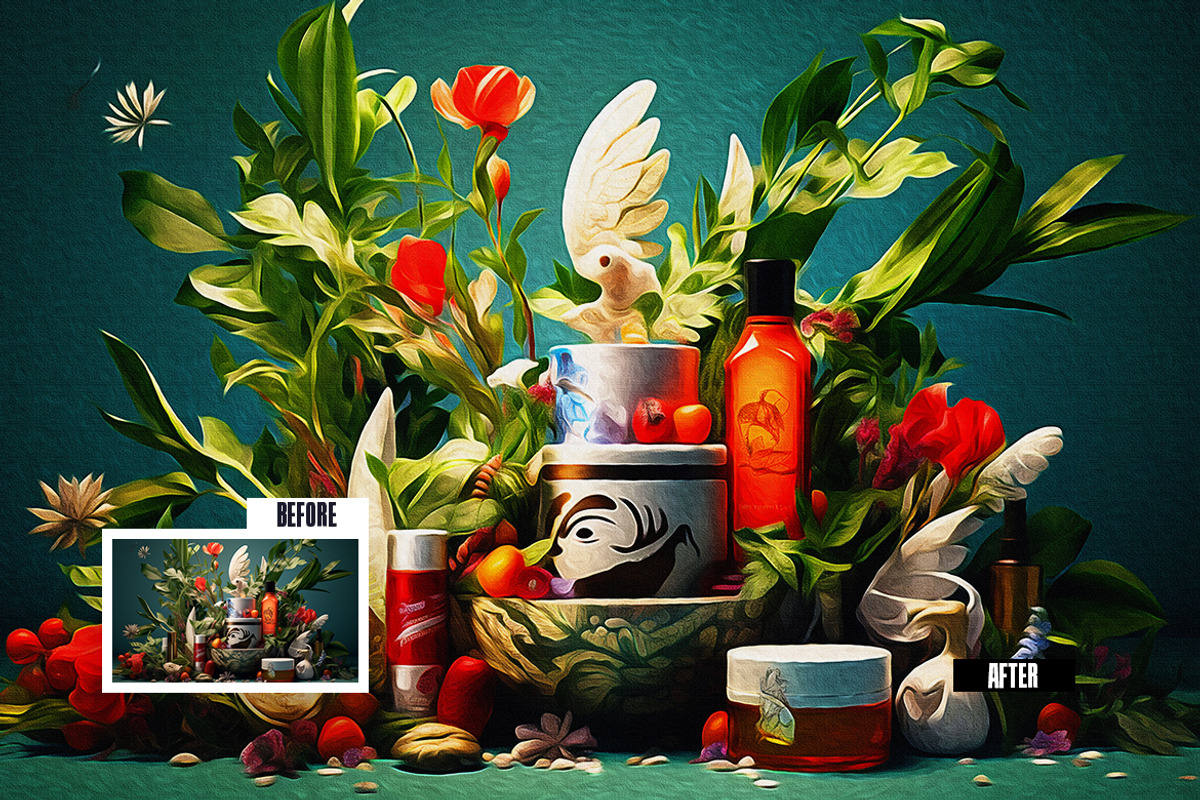 Fine Art Oil Painting Photo Effect, a Layer Style Add-On by iDoodle Studio (Photo 5 of 5)