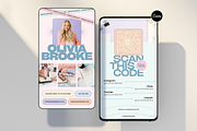 Pastel Digital Business Card, a Marketing Template by Creatif Foundry (Thumbnail 1 of 6)
