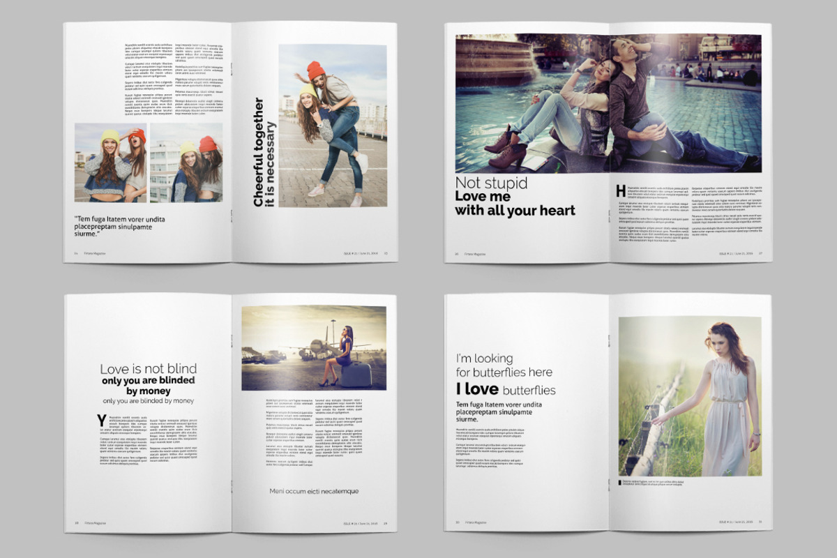 A4 Minimal Magazine, a Magazine Template by Firtana (Photo 8 of 12)