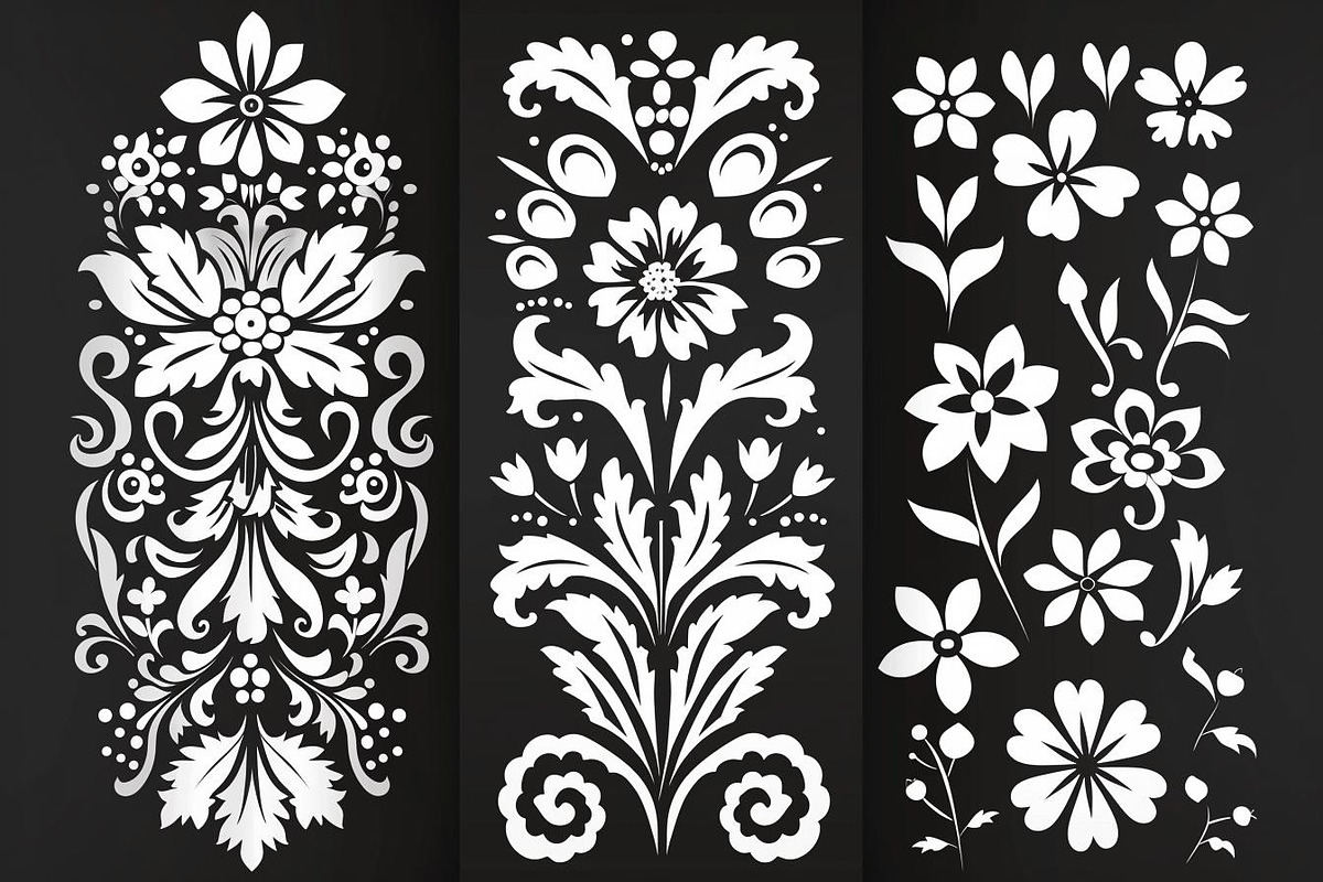 Ornate Floral Laser Cut Pattern Bun, an Object Graphic by jahid234 (Photo 4 of 10)