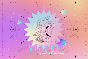 Mystery. Graphic Collection. 125+, a Decorative Illustration by Chikovnaya