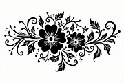 Ornamental Flower Designs, an Illustration by yasushie (Thumbnail 17 of 20)