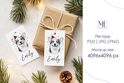 Elegant Holiday Gift Tag Mock up, a Mockup by Mie Mockup Studio (Thumbnail 5 of 7)