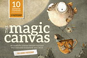 Magic Canvas Photoshop textures, a Layer Style Add-On by Lisa Glanz (Thumbnail 1 of 13)