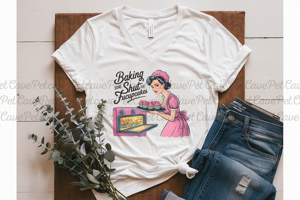 Bake It Happen Funny Baking Bundle, a Graphic by Pet Cave (Photo 2 of 9)