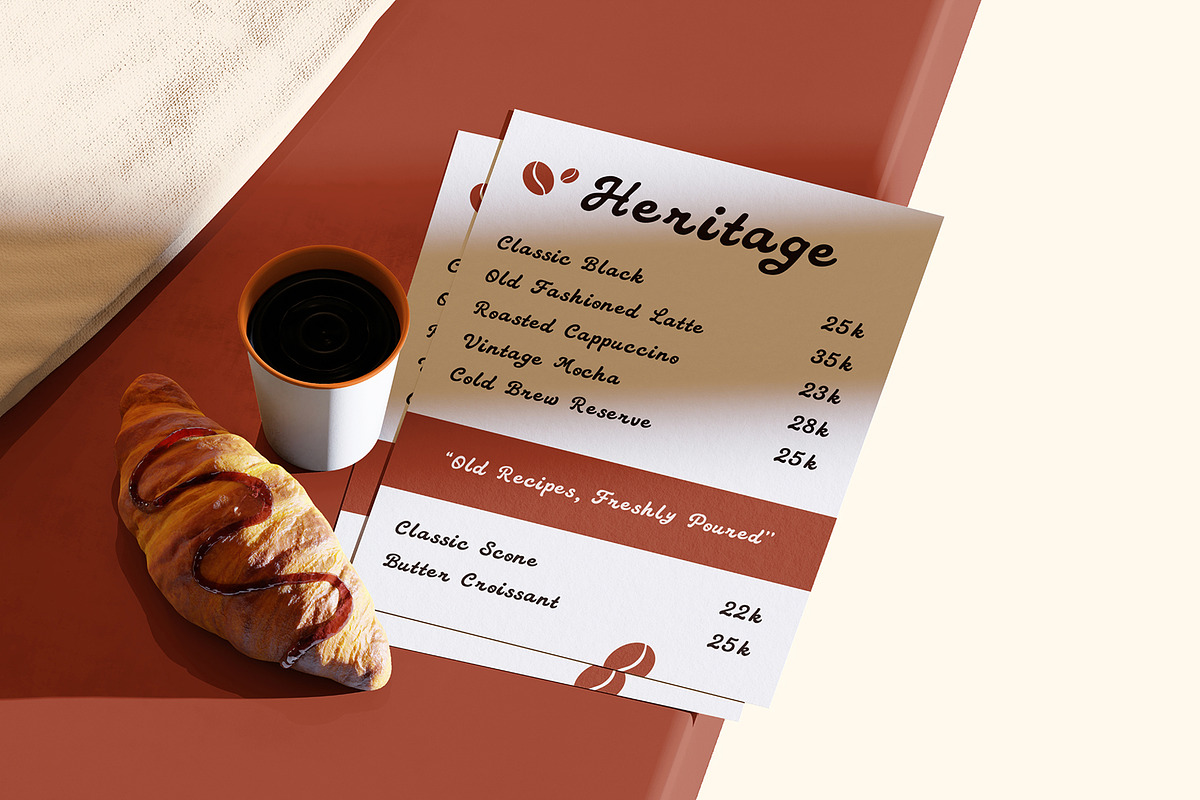 Heritage Cafe - Roastova Font, a Handwritten Font by Stylin Studio (Photo 5 of 9)