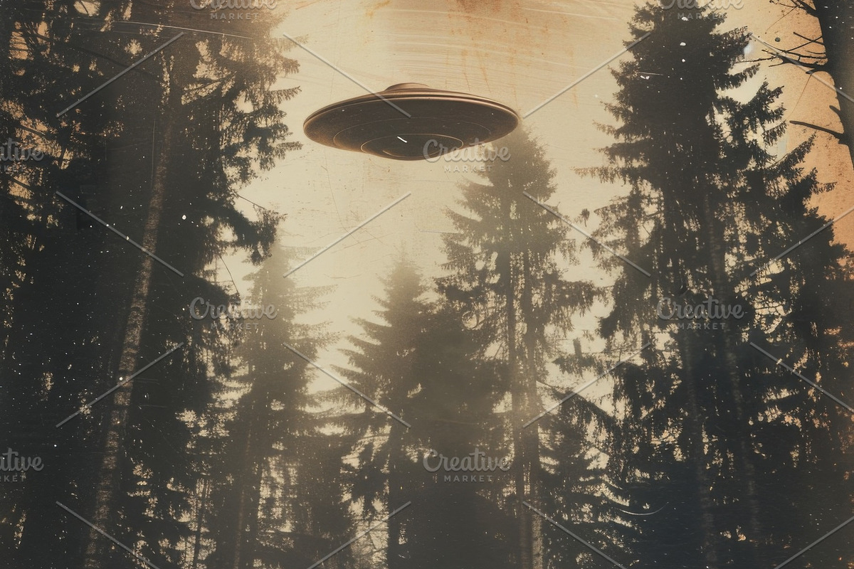 97 UFO objects flying in the sky, a Transportation Photo by Handmadefont (Photo 28 of 101)