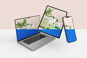 Macbook Pro iPad iPhone 13 Mockups, a Mac Mockup by Illusiongraphic (Thumbnail 22 of 34)