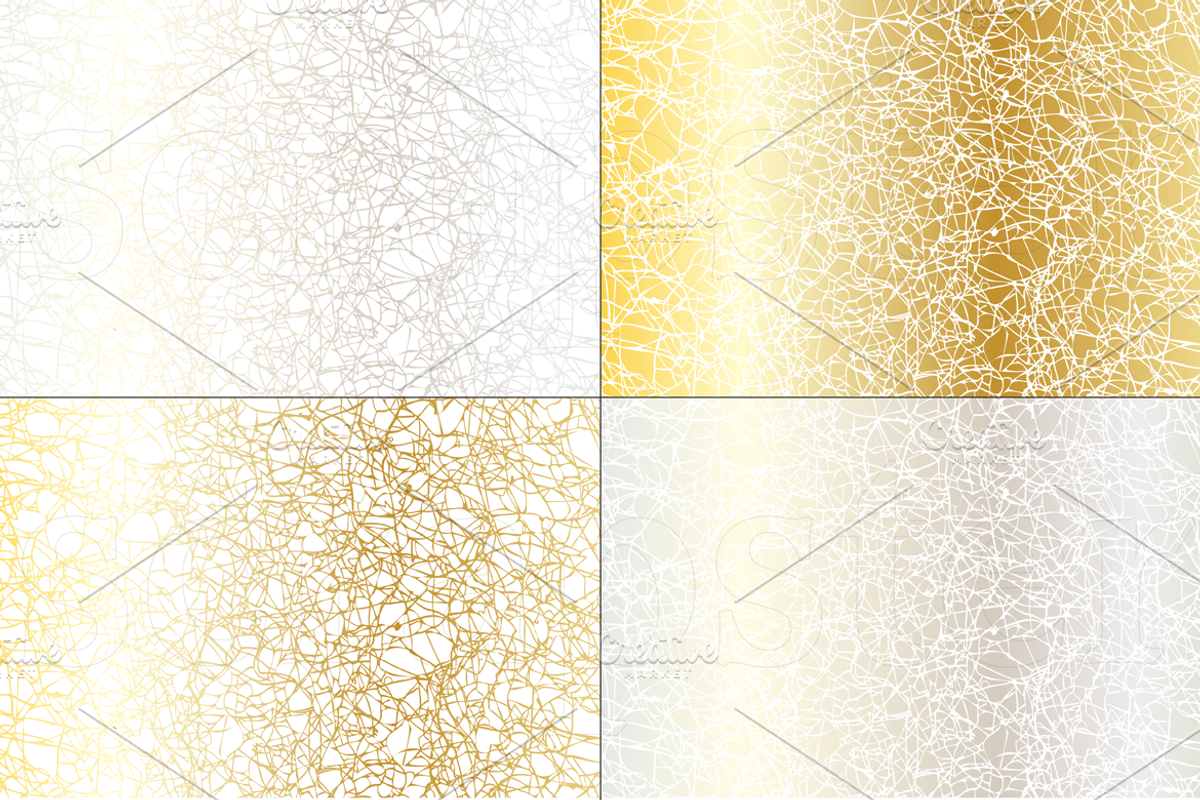 Silver & Gold Natural Textures preview 4