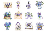watercolor Cottage Garden PNG, a Seasonal Illustration by Designking (Thumbnail 2 of 5)