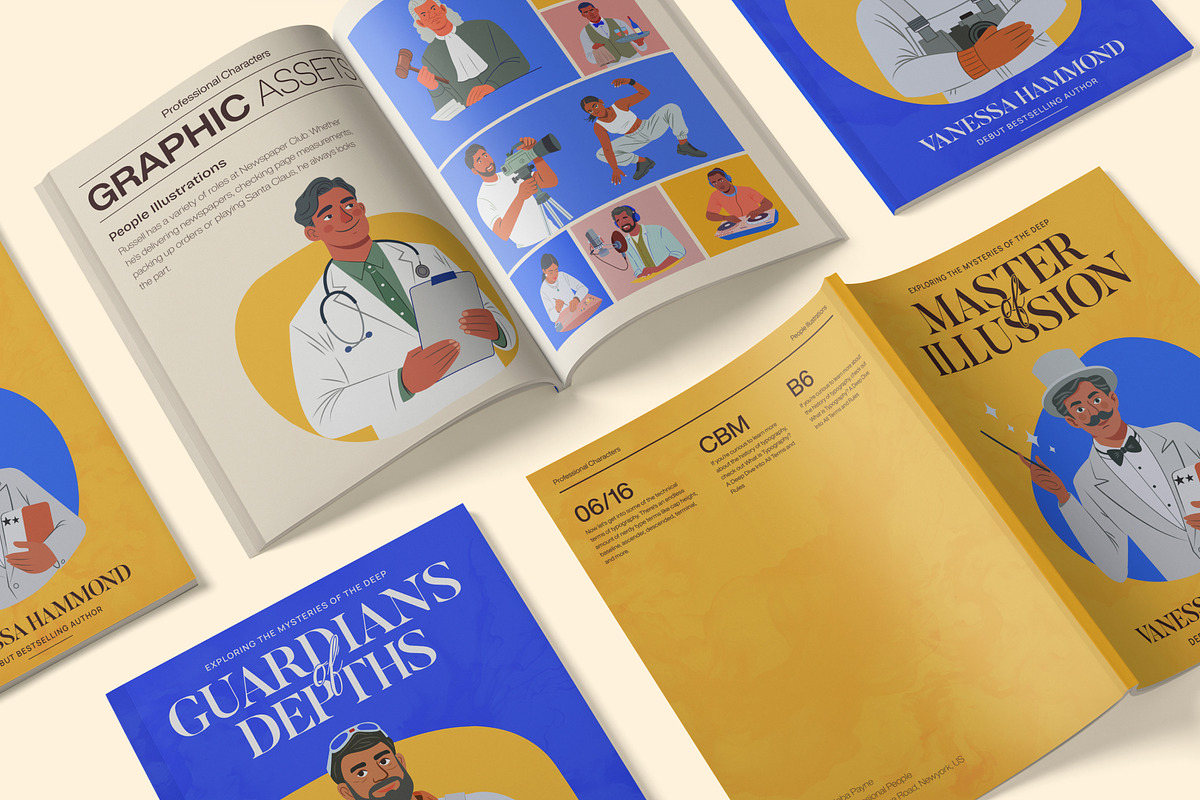 Professions People Character, a Person Illustration by Vectors Market (Photo 4 of 9)