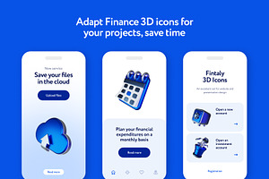 Fintaly Finance 3D Icons