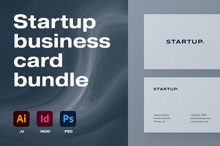 Startup Business Cards (3x)