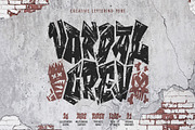 Vandal Crew Creative Lettering Font, a Symbol Font by Gleb Guralnyk (Thumbnail 1 of 13)
