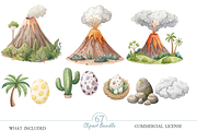 Adorable Dino PNG Set, an Illustration by MockupWizard (Thumbnail 4 of 6)